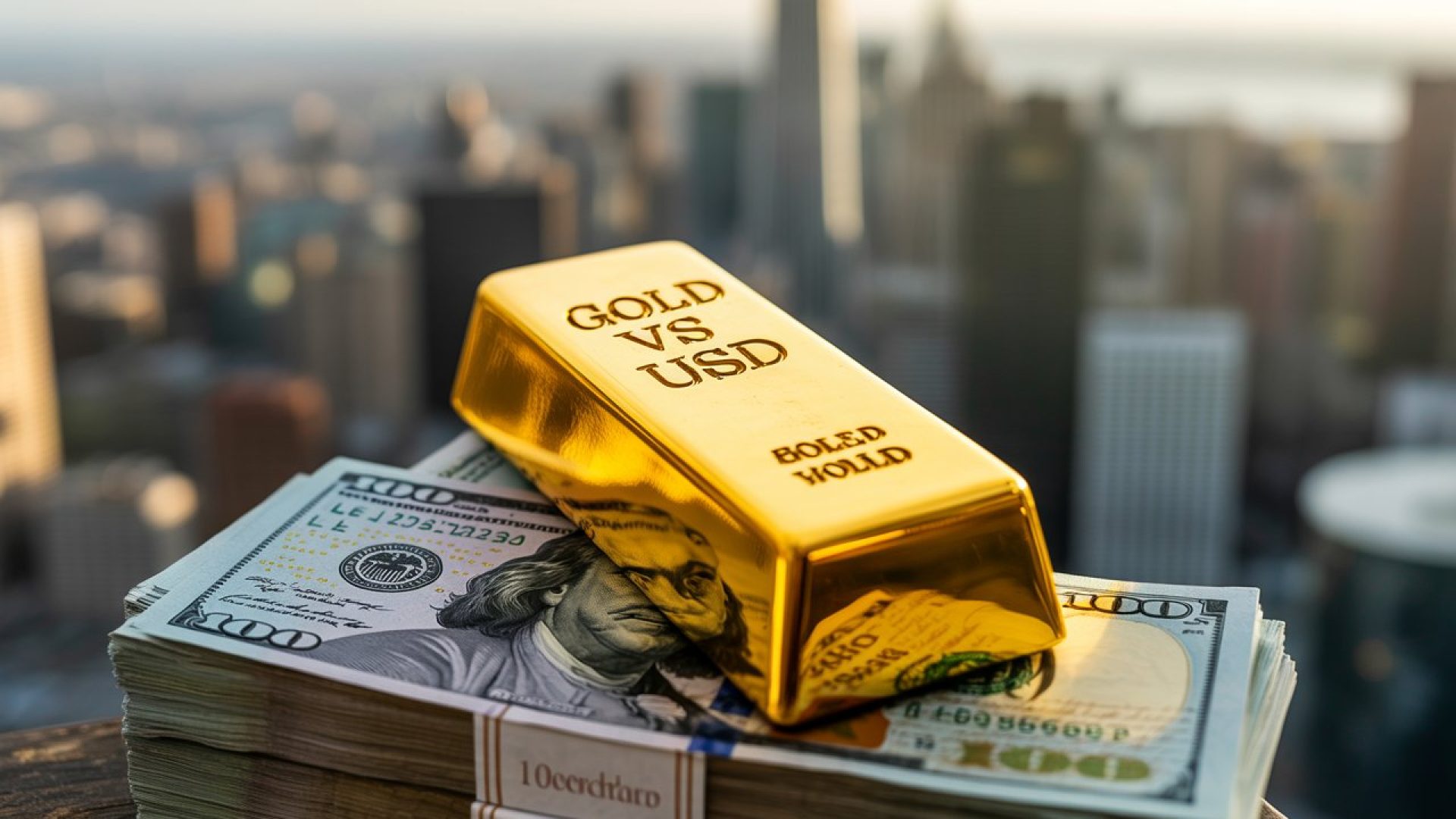 A financial strategy flowchart showing how to move savings from a volatile currency into stable assets like gold, real estate, and stocks.